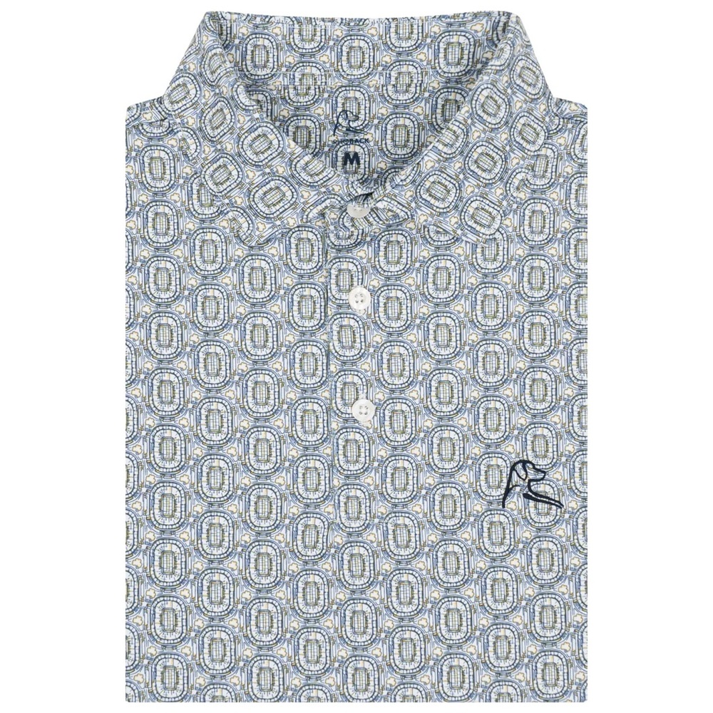 NWT Rhoback Notre Dame Rockne Polo Shirt